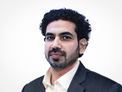 Photograph of Mr Rishi, SVP Data Science at Scry AI