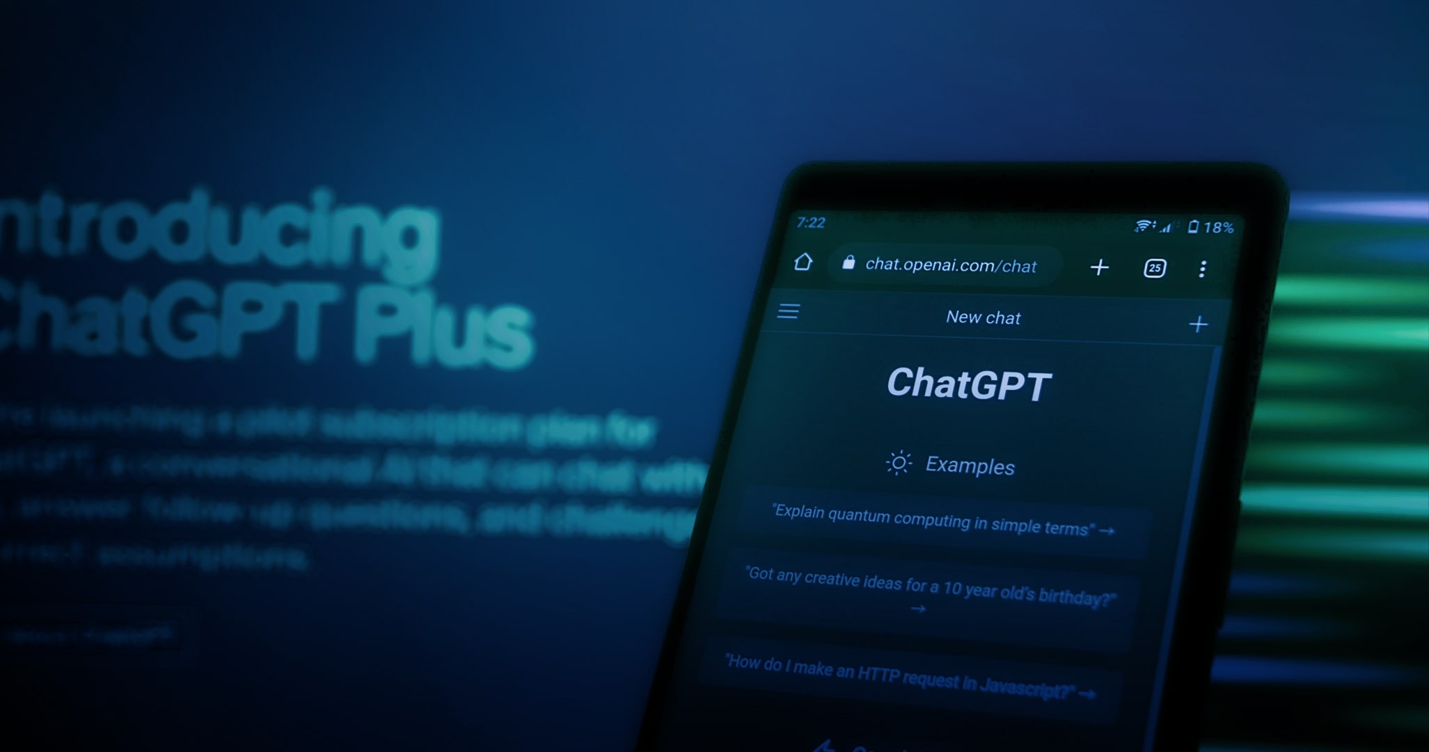 Interface of ChatGPT