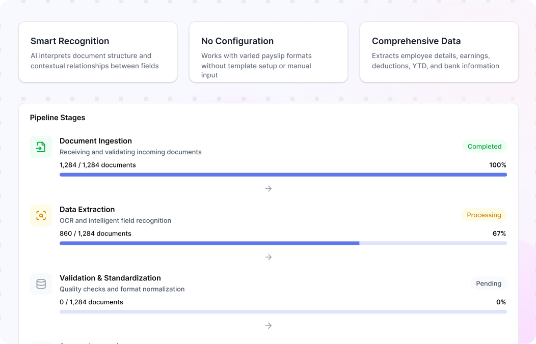 AI-Powered OCR Extraction